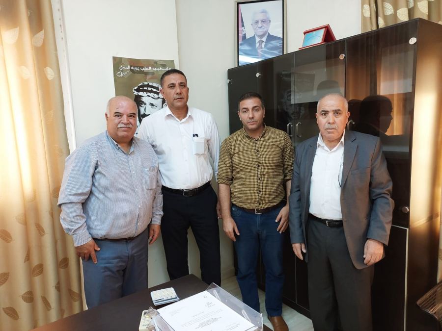  التهنئة والتبريك للأخ غسان دراغمه بمناسبة تعيينه مديرا عاما لمديرية الحكم المحلي / محافظة طوباس والاغوار الشمالية